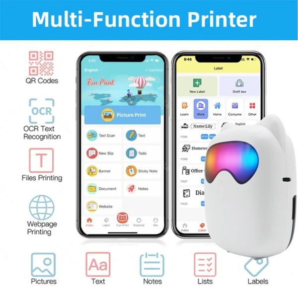 پرینتر حرارتی مدل Mini Printer Rgb