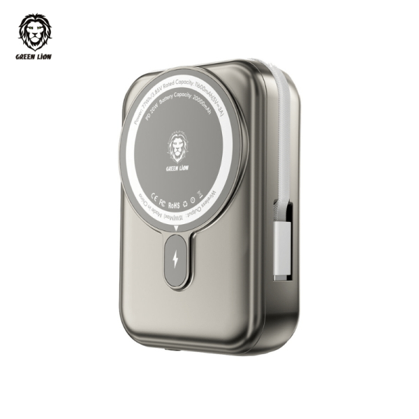 پاوربانک مگسیف گرین لاین Monaco Magsafe 20000mah