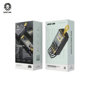 پاوربانک 20000 میلی آمپر گرین لاین مدل Transparent Pro 20000mAh