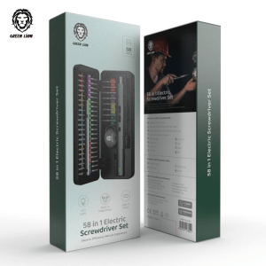پیچ گوشتی برقی 58 تکه گرین لاین مدل 58IN 1 Electric Screwdriver Set