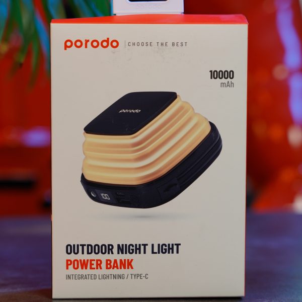 پاور بانک و چراغ خواب پرودو مدل Out door night light power bank 10000mah