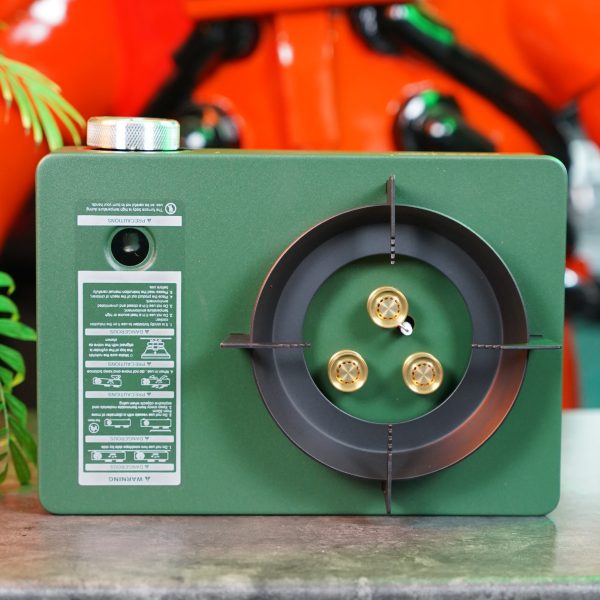 اجاق گاز مینی کاست 4 مشعل گرین Green 4 Burnner Mini Cassette Stove