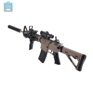 تفنگ تیرژله ای M4A1 FULL ACCESSORIES SAND