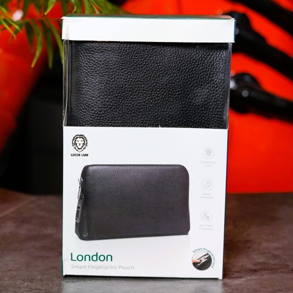 کیف امنیتی هوشمند لندن گرین Green London Smart Fingerprint Pouch