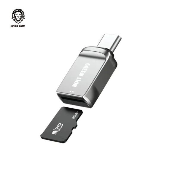 کارت خوان OTG گرین لاین مدل Green Lion SD Card Reader USB-C