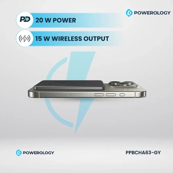 پاوربانم مگسیف پاورولوژی مدل Ultra-Thin 5000mAh PowerBank